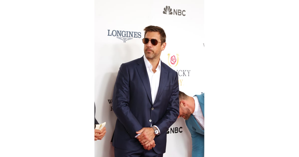 Aaron Rodgers at the 2023 Kentucky Derby Celebs at the 2023 Kentucky