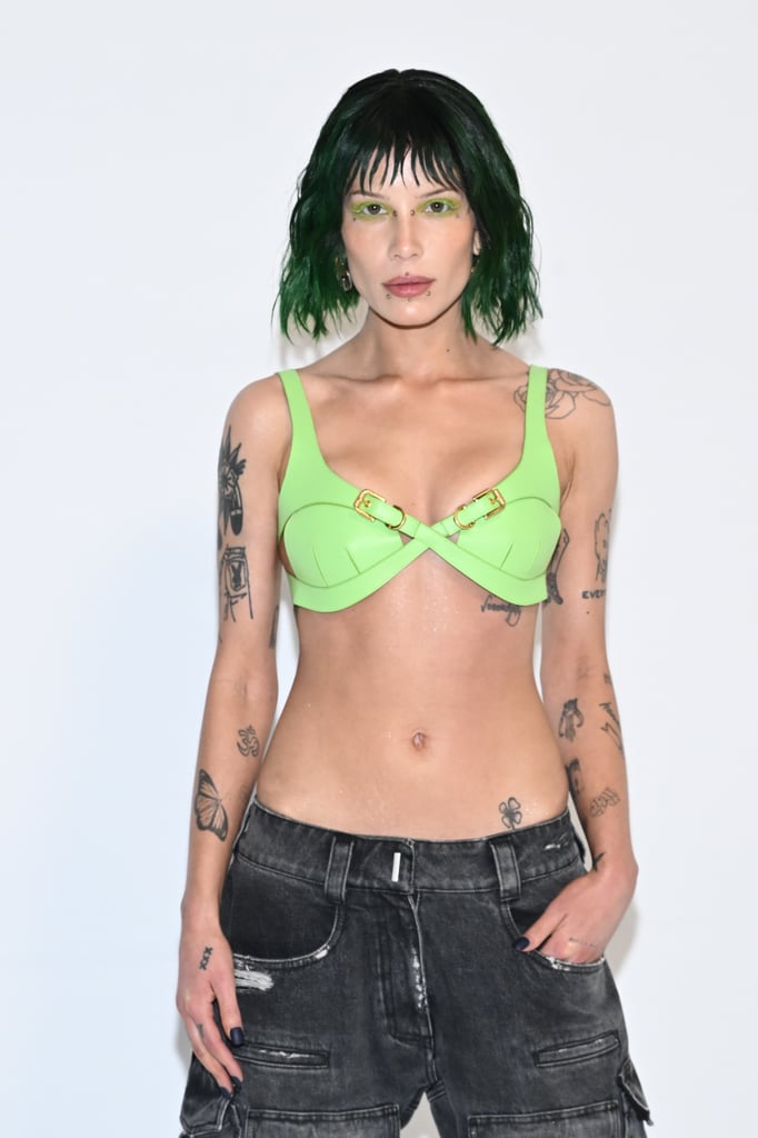 Halsey's 4-Leaf Clover Hip Tattoo