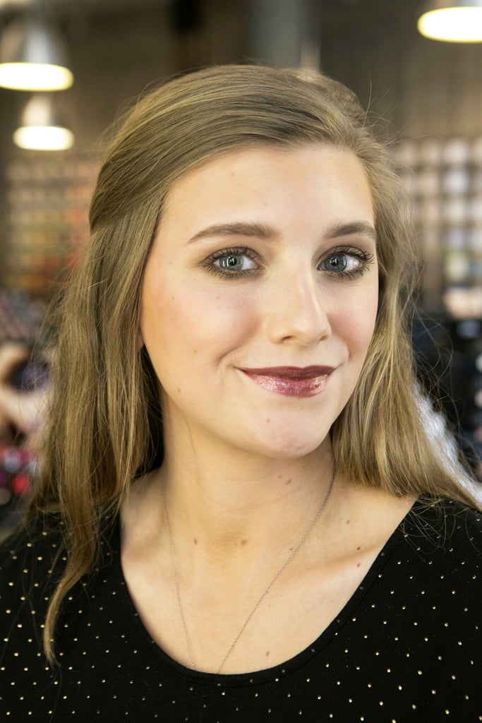 The finished nighttime look.
Get the downloadable makeup cheat sheet here!