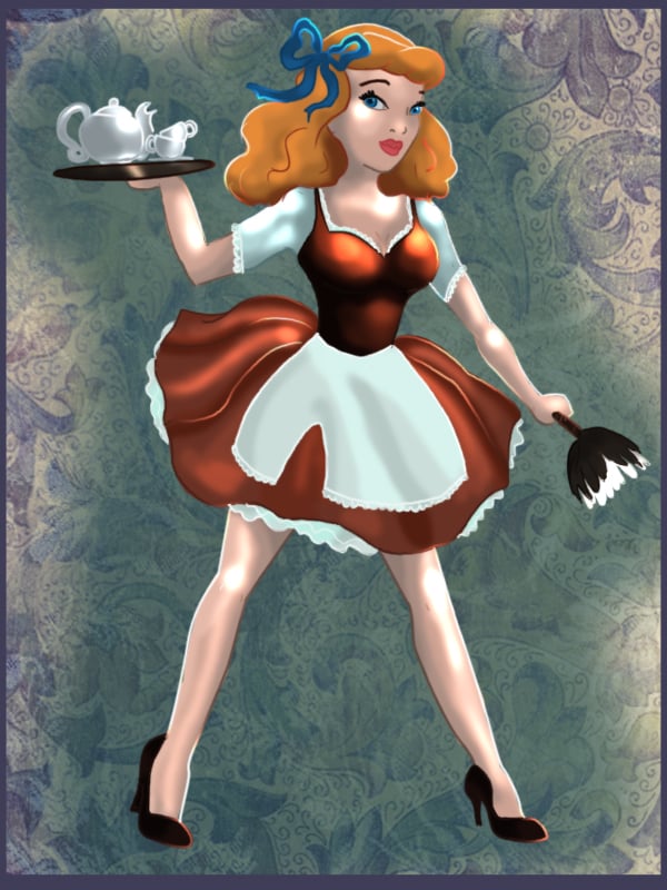 Pinup Cinderella Cinderella Fan Art Popsugar Love