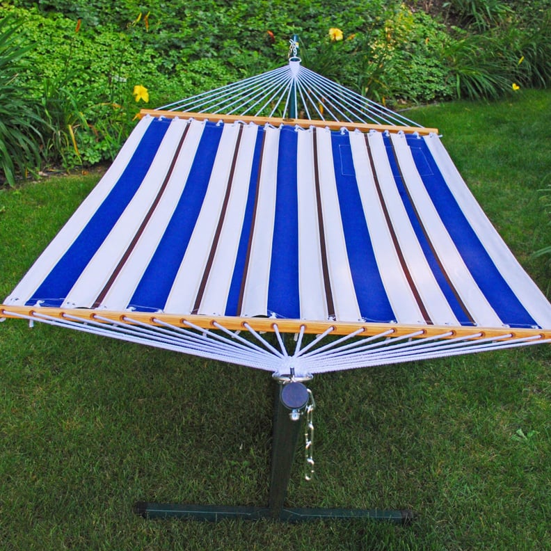 Algoma Fabric Hammock and Stand Set