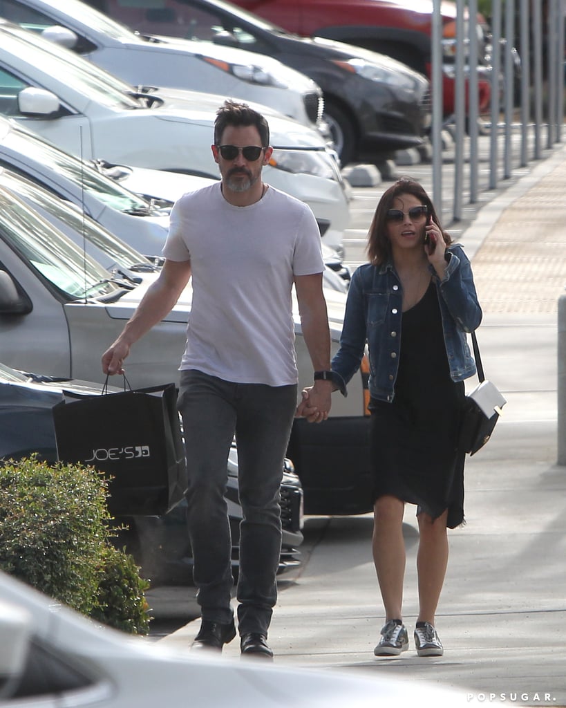 Jenna Dewan and Steve Kazee Holding Hands in California