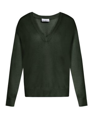 Raey V-Neck Fine-Knit Cashmere Sweater