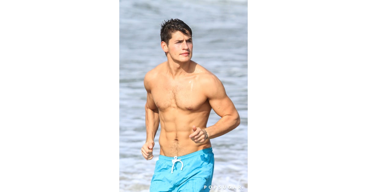 Gregg Sulkin Shirtless In Santa Monica October POPSUGAR Celebrity Photo