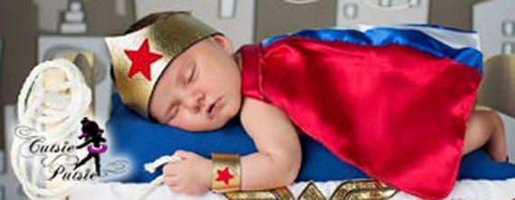 Wonder Woman Baby Cape and Accessories