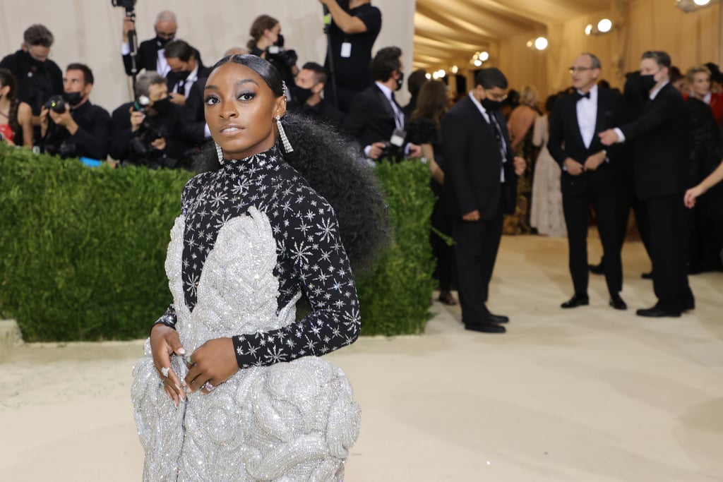 Simone Biles Wears 88-Pound Dress to the 2021 Met Gala