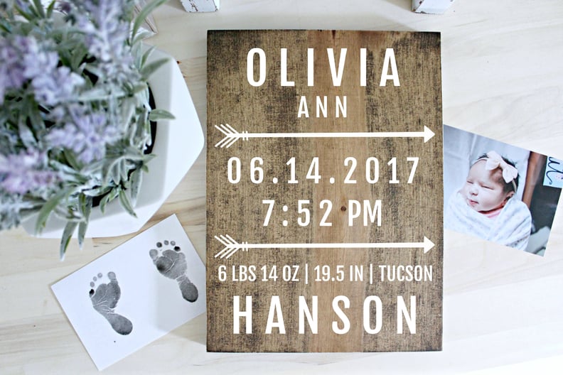 Personalized Baby Name Sign