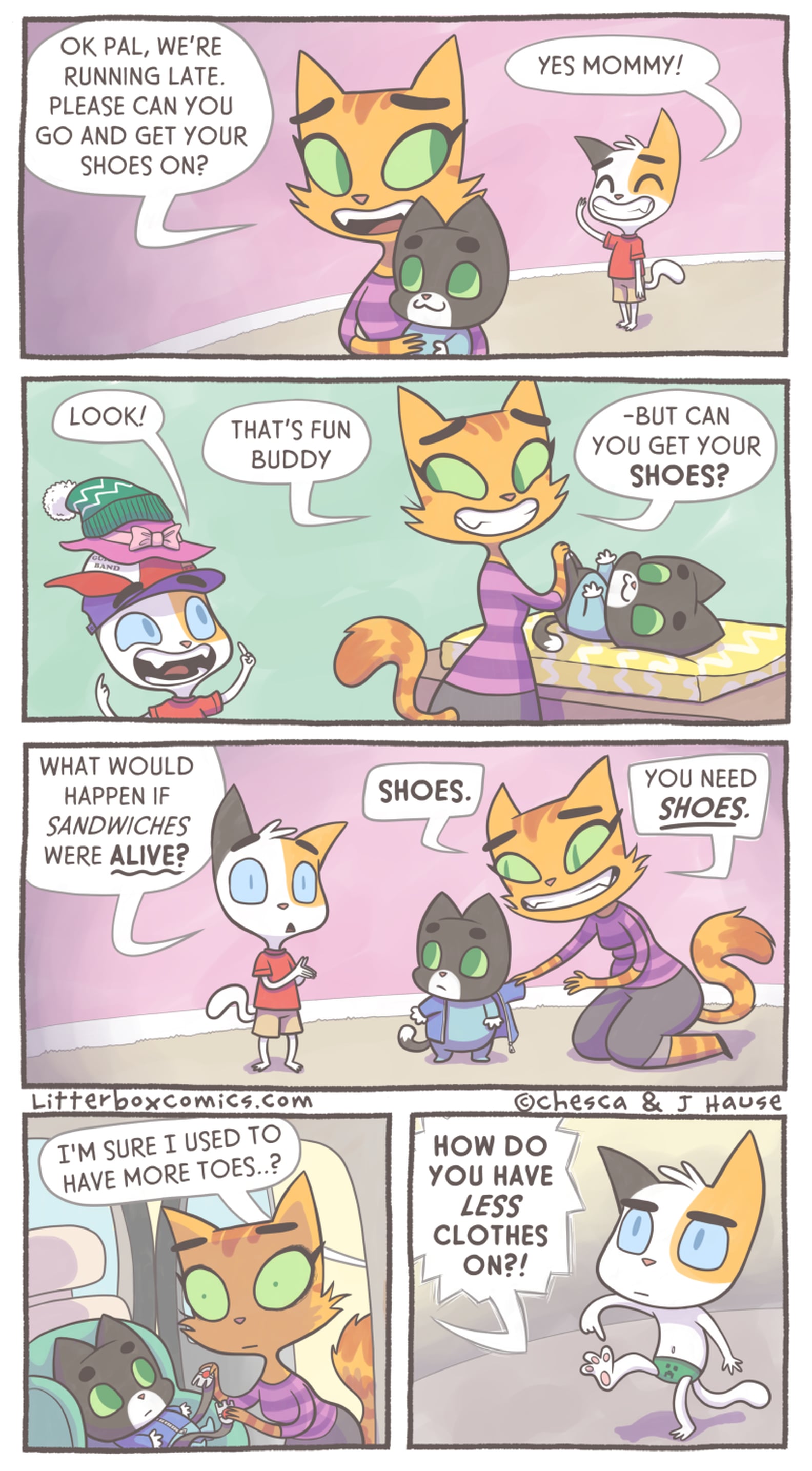 Funny Parenting Cat Comics | Litterbox Comics | PS Family