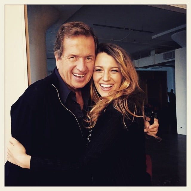 "The one. The only. @mariotestino," Blake captioned this photo with numerous heart-shaped eyes emojis.