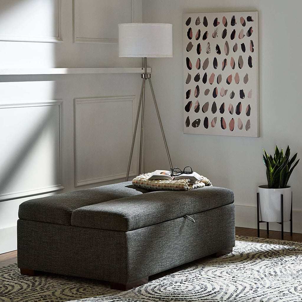 Rivet Fold Modern Ottoman Sofa Bed