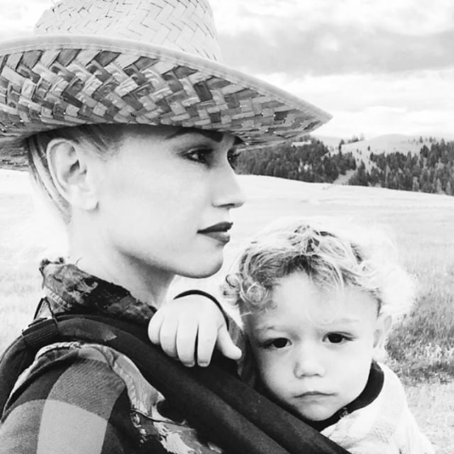 Gwen Stefani With Son Apollo in Montana | Instagram Photos