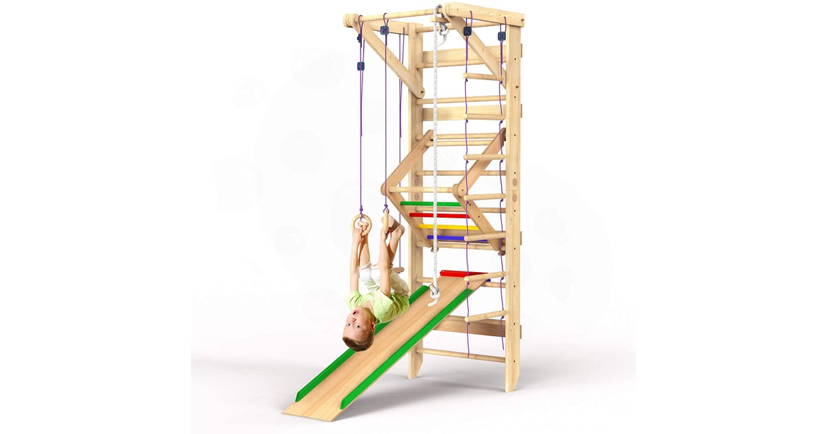Wooden swedish best sale ladder wall set