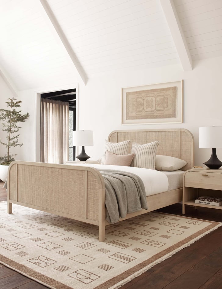 A Cane Bed Lulu and Brooke Platform Bed Best Furniture and