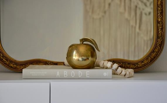 Brass Apple Figurine