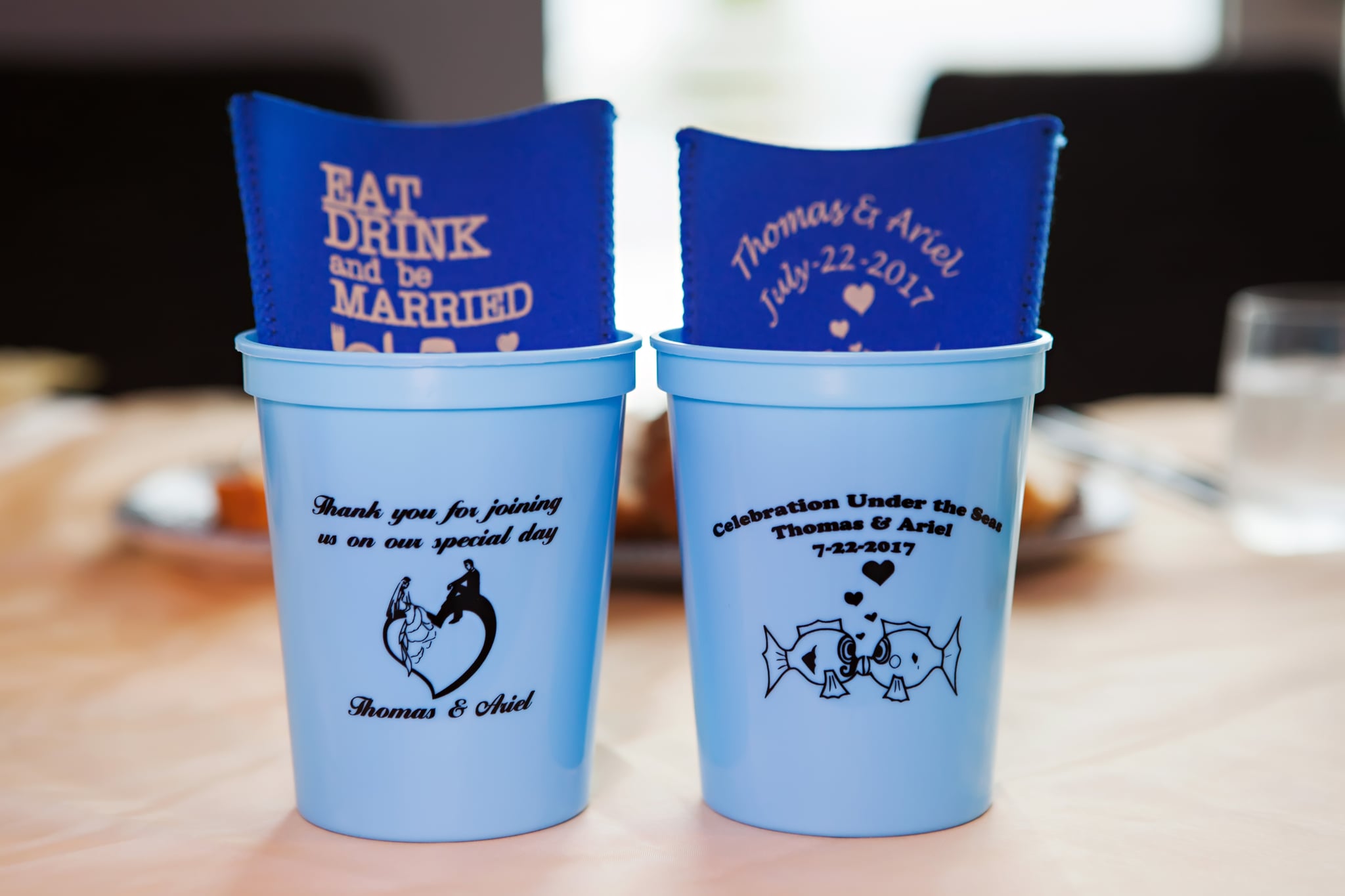 Wedding Party Cups Funny Wedding Favors For Guests in Bulk Custom Party Cups Country Wedding Party Gifts for Wedding Guests Just Hitched 1B