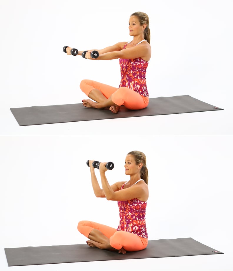 Dumbbell Exercise For Shoulders and Biceps: Right-Angle Bicep Curl