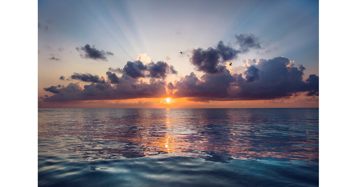 Ocean Sunset Zoom Background | Download Free Peaceful Zoom Backgrounds