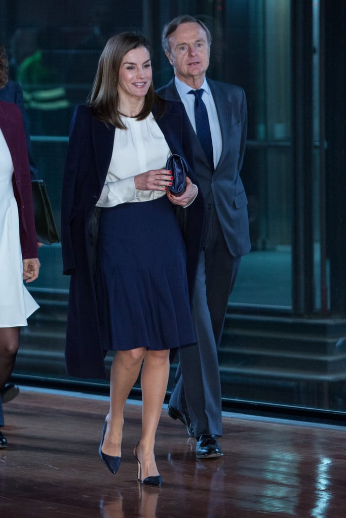 Letizia in Carolina Herrera, February 2018