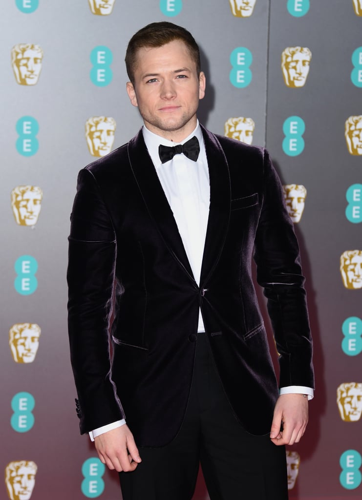 Taron Egerton at the 2020 BAFTAs in London