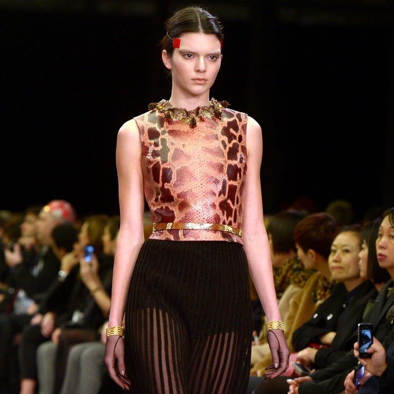Kendall Jenner Models on the Givenchy Fall 2014 Runway | POPSUGAR Fashion