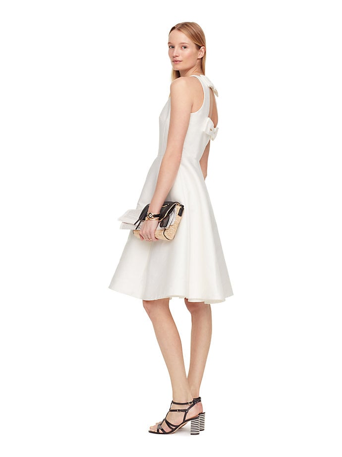 Kate Spade Double Bow Back Dress ($448) | 31 White Wedding Dresses You Can  Wear Again and Again | POPSUGAR Fashion Photo 4
