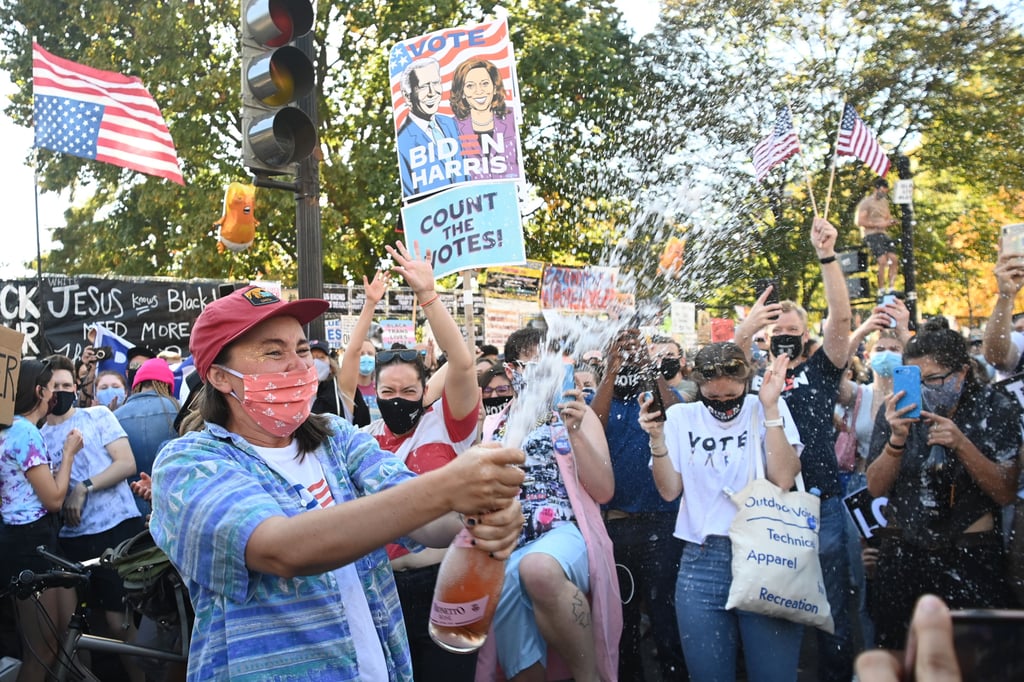 Crowds Celebrate Joe Biden and Kamala Harris's Win | Photos