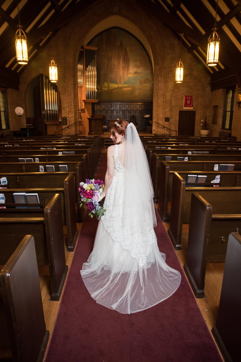 Moments before the ceremony.