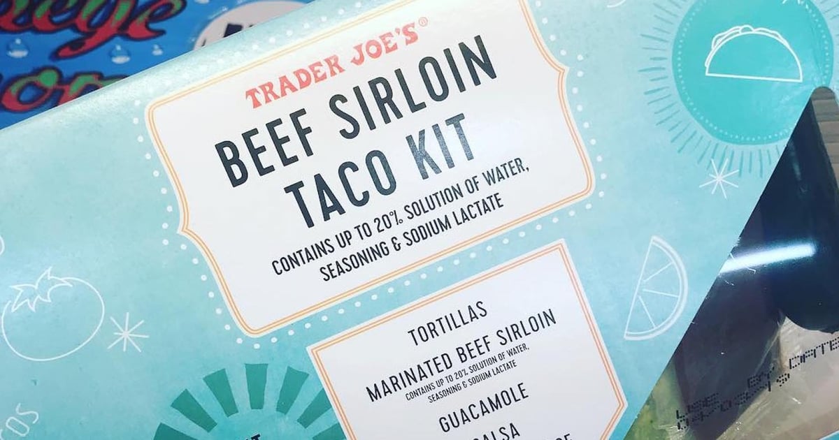 Trader Joe's Beef Sirloin Taco Kits POPSUGAR Family