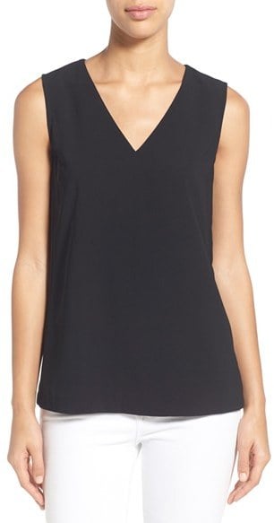 Halogen Sleeveless V-Neck Top ($68)