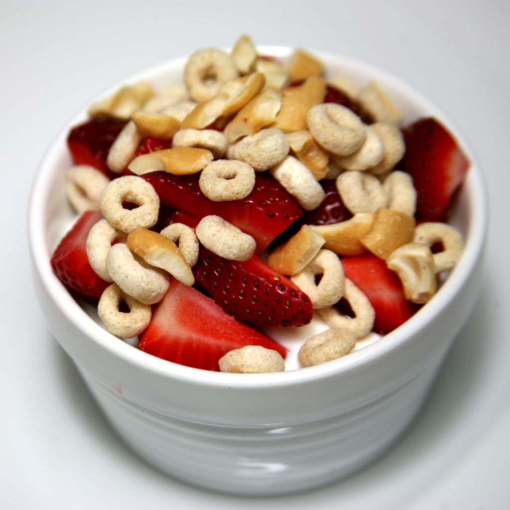Strawberries With O's and Cashews