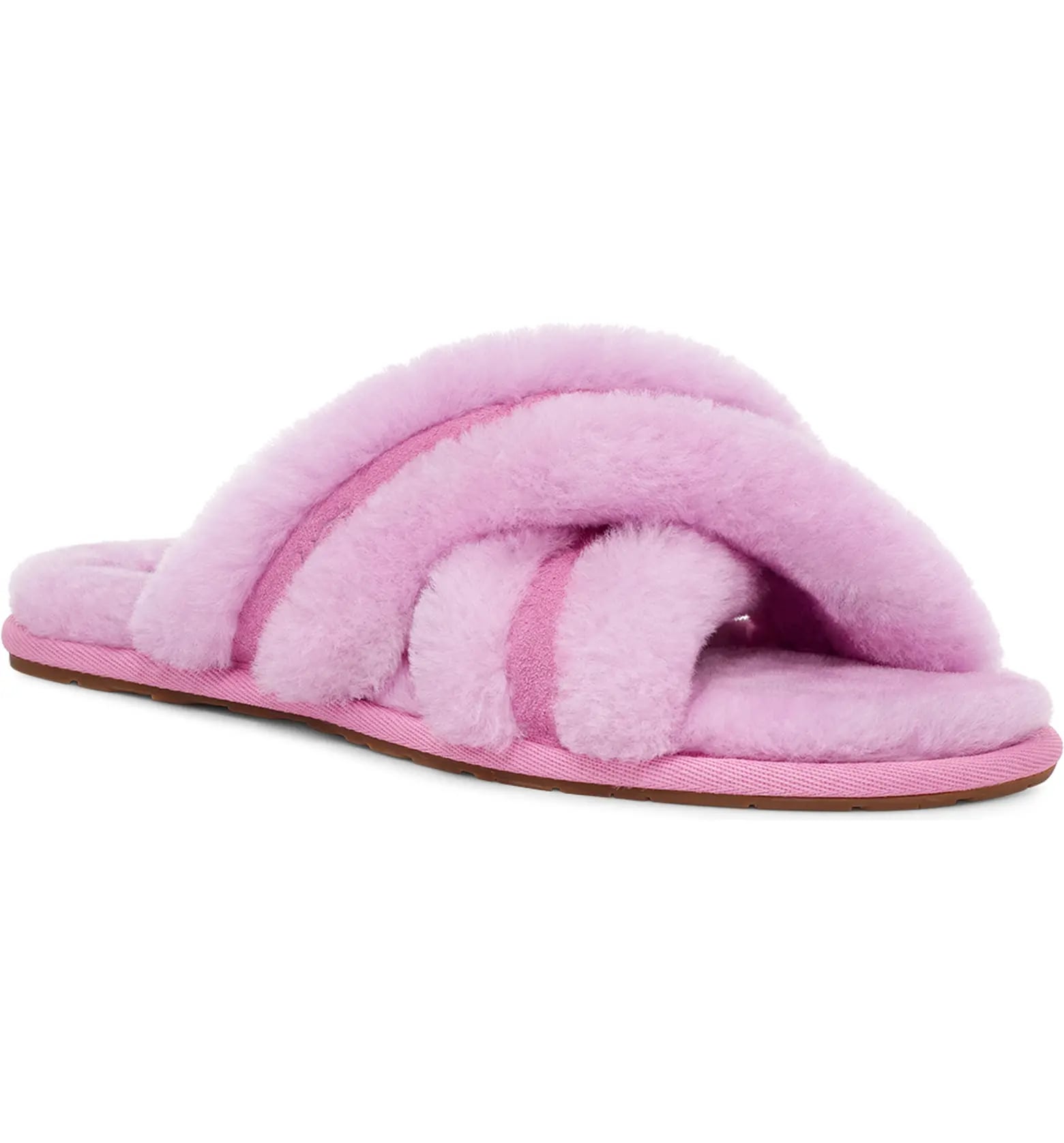 Ugg shearling sales slide sandals