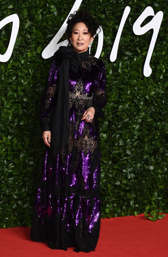 Sandra Oh at the British Fashion Awards 2019