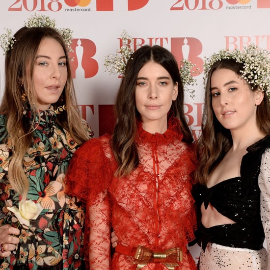 Este Haim Interrupts Cheryl and Liam Payne at Brit Awards