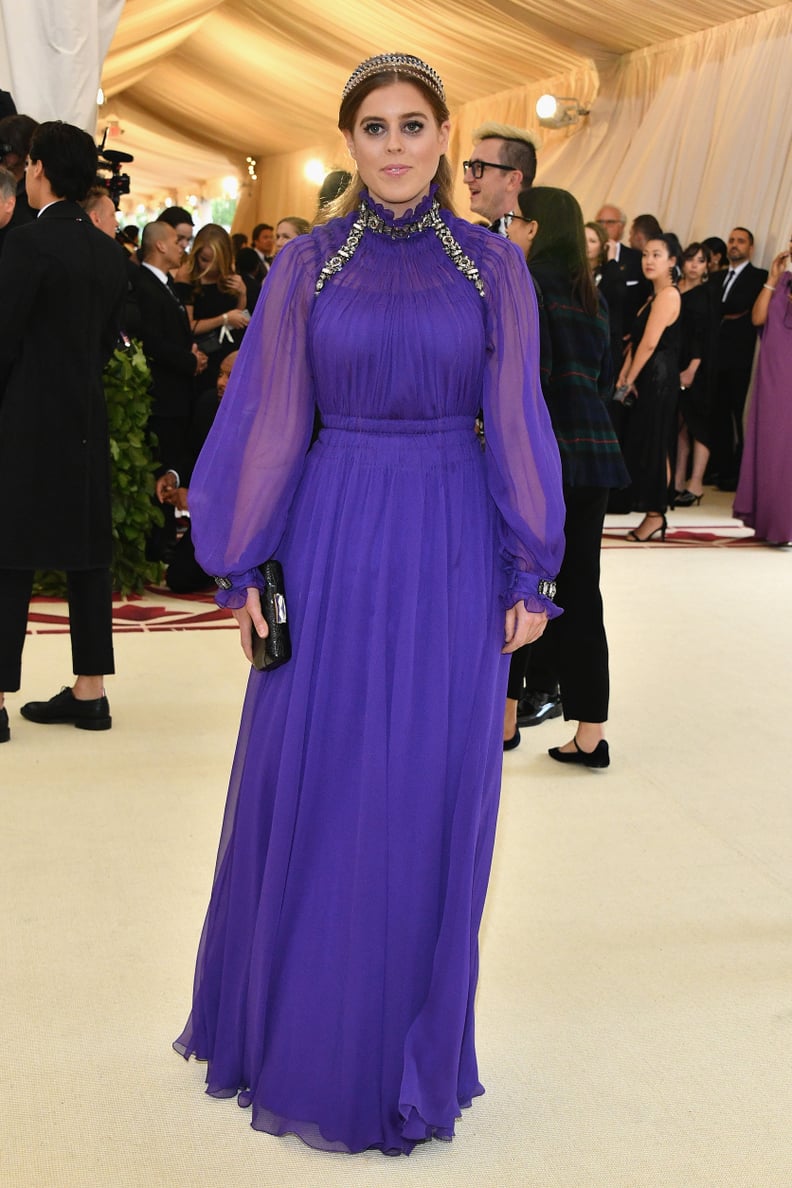 Princess Beatrice Purple Dress at the 2018 Met Gala | POPSUGAR Fashion