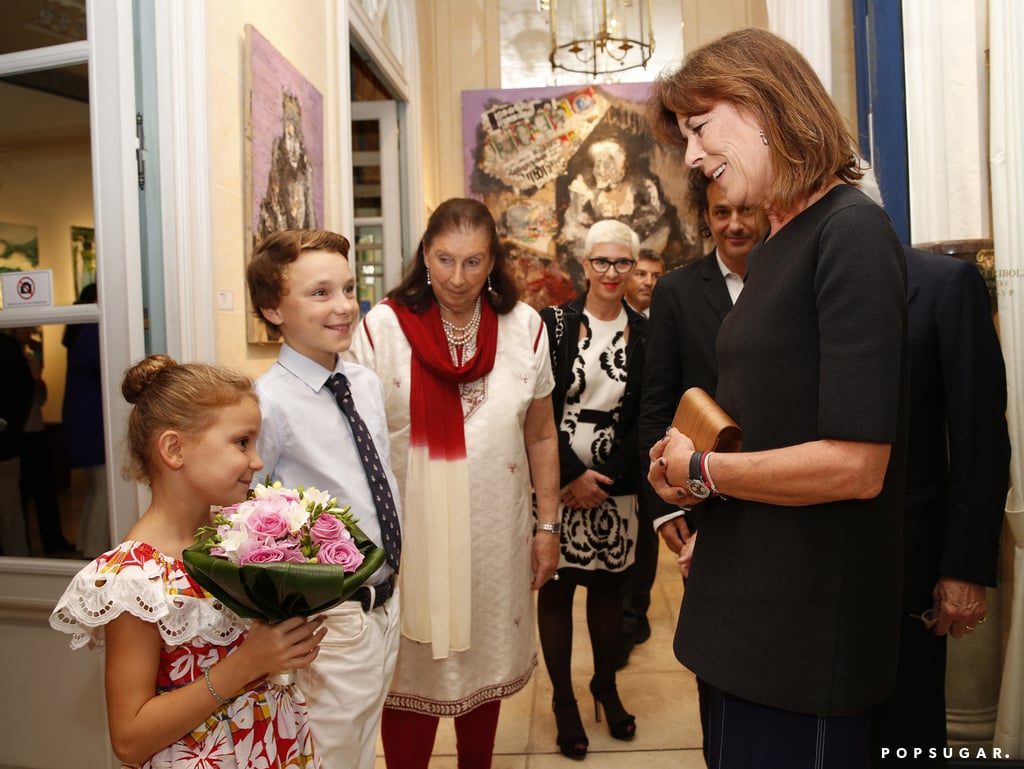 Princess Caroline of Monaco at Art Gallery Opening