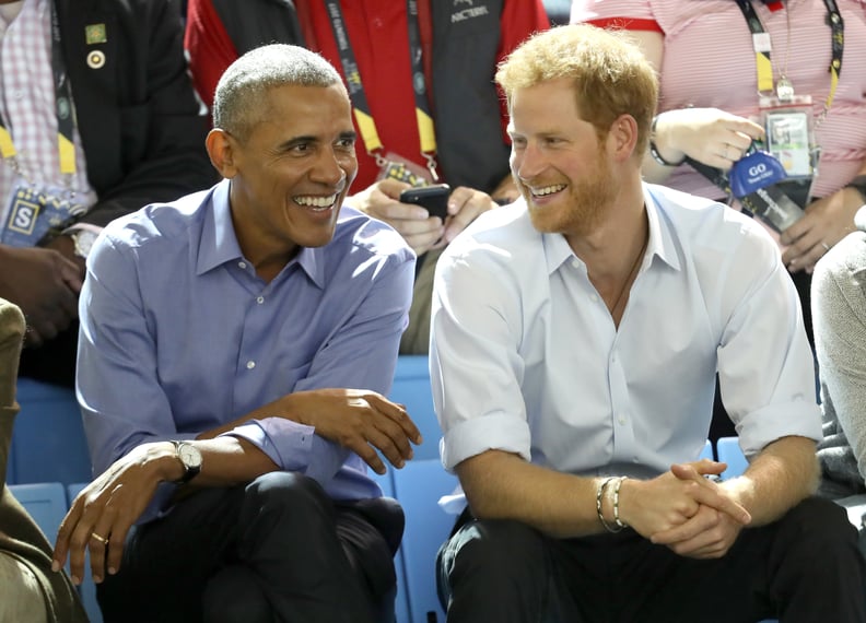 When Barack Obama and Prince Harry Were Just 2 Dudes Catching Up