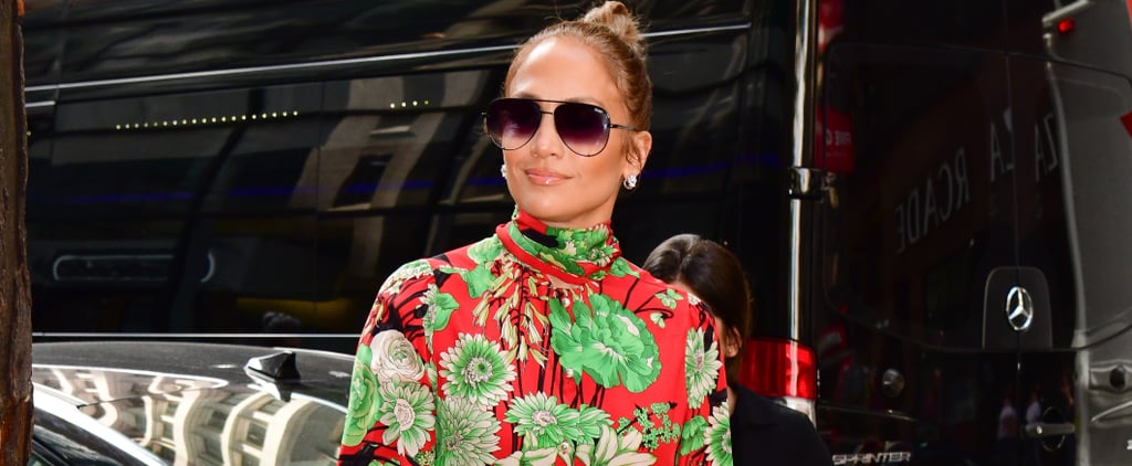 Jennifer Lopez Gucci Floral Top With Alex Rodriguez 2018