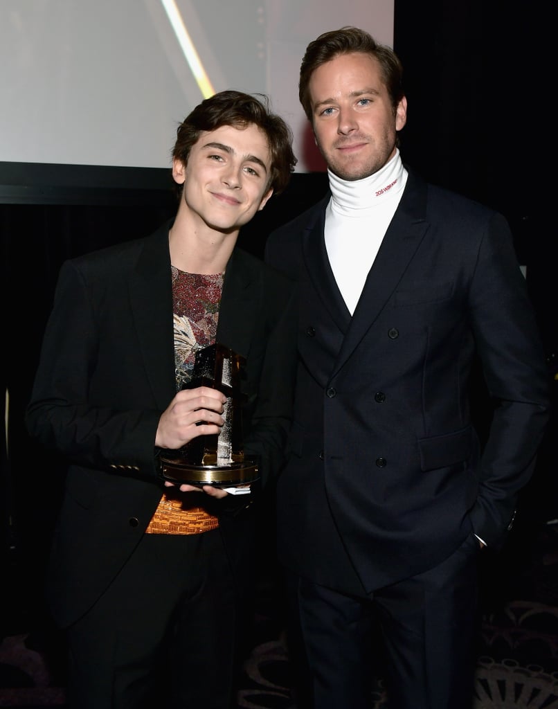 Timothée Chalamet and Armie Hammer at Hollywood Film Awards