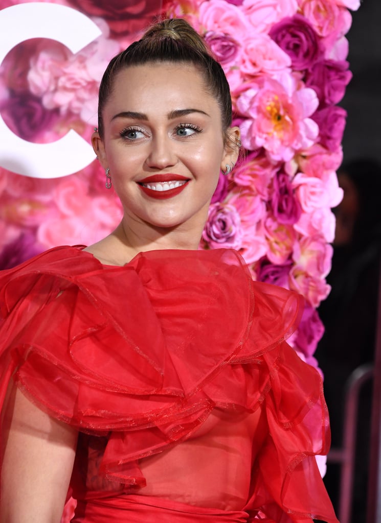 Miley Cyrus's Red Dress at Isn't It Romantic Premiere