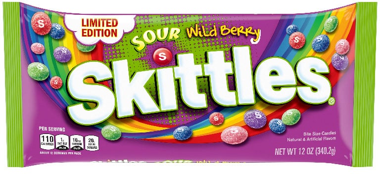 Sour Wild Berry Skittles
