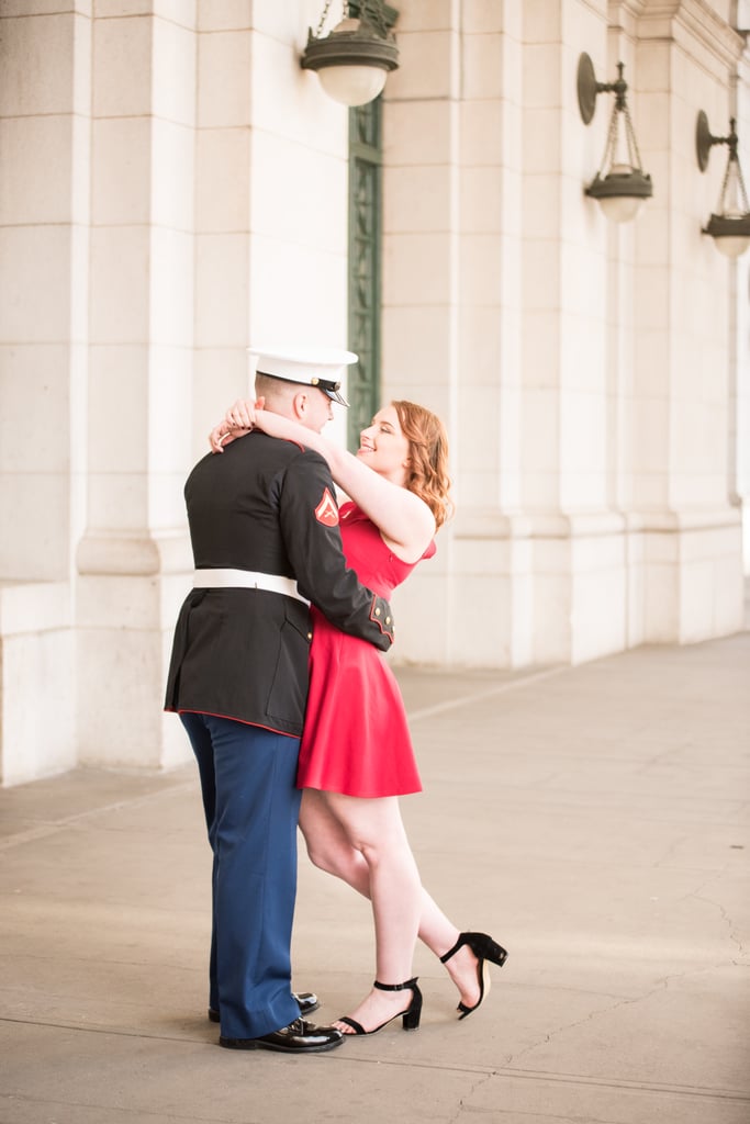 Military Couple Engagement Session in Washington DC