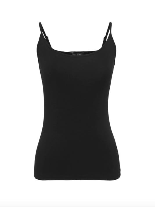 Scoop Neck Tapered Wide Strap Tank – Vamp Official