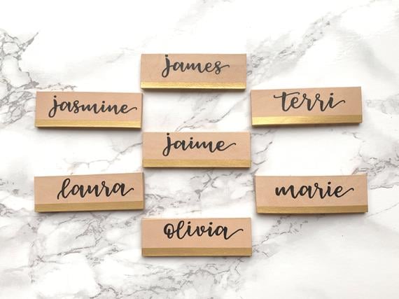 Personalized Leather Name Tags