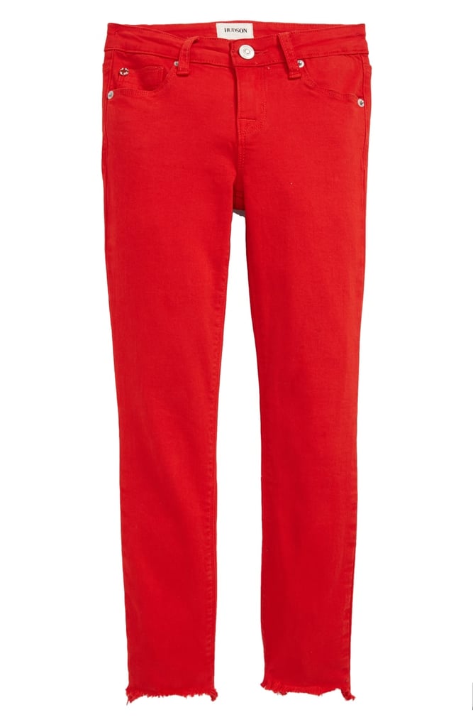 Hudson Kids Wren Raw Hem Skinny Jeans