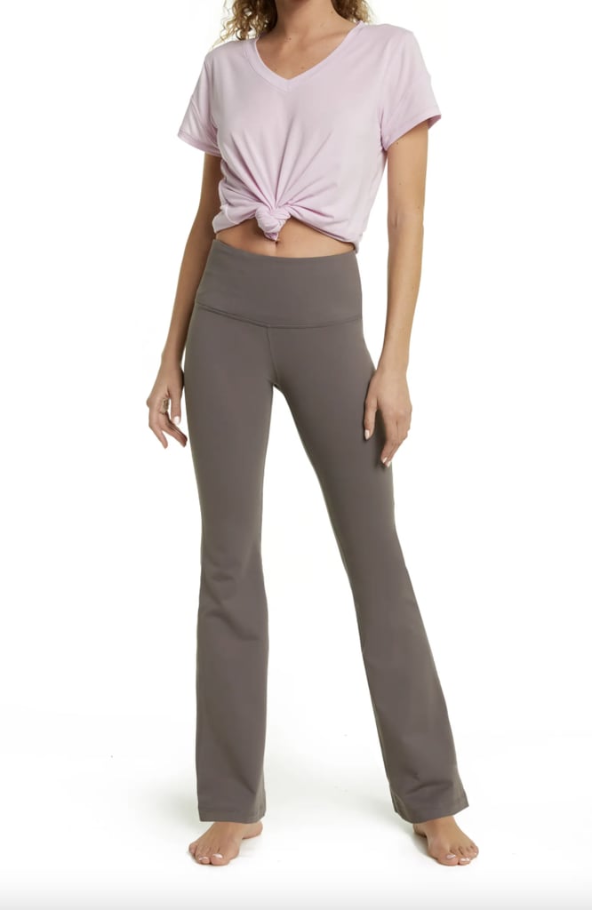 For Your Daily Uniform: Zella Barely Flare Live in High Waist Pants