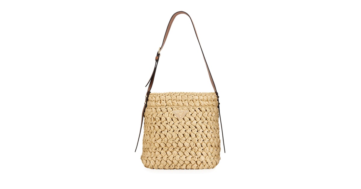 Prada Raffia Woven Bucket Bag | New Handbag Trends to Know For 2020 ...