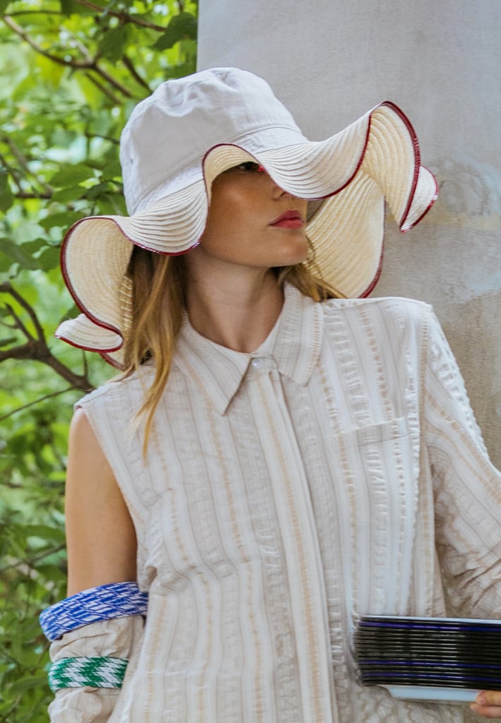 A Hat at the Rosie Assoulin Presentation at New York Fashion Week