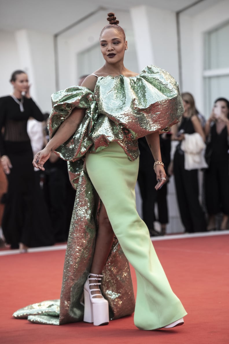 Tessa Thompson at the "Don't Worry Darling" Premiere at the 2022 Venice International Film Festival