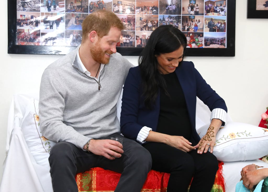 Meghan Markle Gets Henna Tattoo in Morocco Feb. 2019