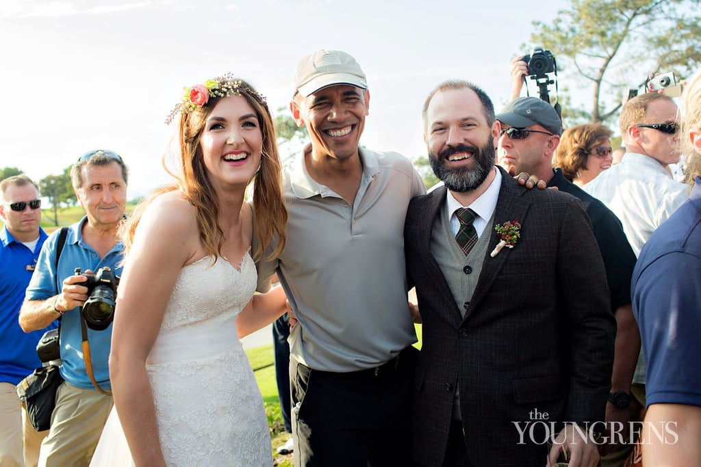 Obama Crashes Wedding in San Diego